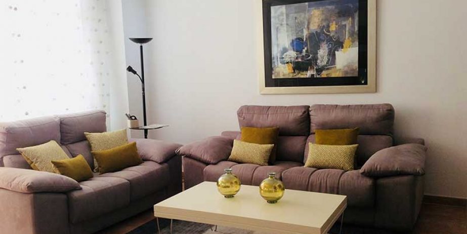 Salón toques dorados